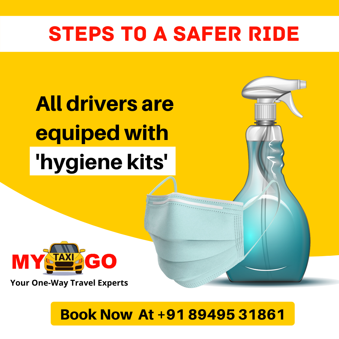 all drivers are equiped with sanitization kits at mytaxigo
